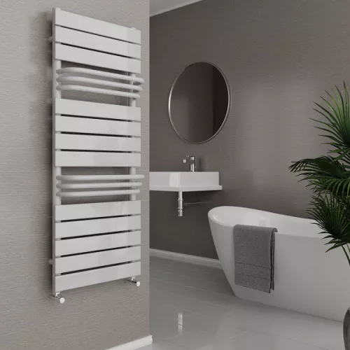 Egyenes radiátor,Wasserburg Plana Plus White törölközőszárító radiátor 128,8x50 cm 20.25905W