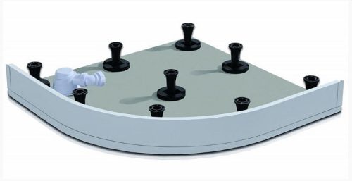 Zuhanytálca előlap, Wasserburg előlap 90-es íves Petra zuhanytálcához 21.2503-E90