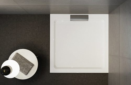 Zuhanytálca, Wasserburg Petra 80x80 cm szögletes zuhanytálca, fehér 21.2505-80