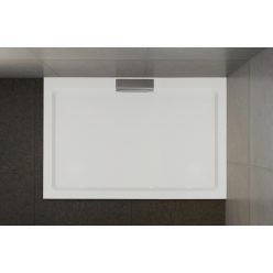   Zuhanytálca, Wasserburg Petra 80x120 cm szögletes zuhanytálca, fehér 21.2506-80