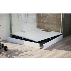   Zuhanytálca előlap, Wasserburg előlap 80-as szögletes Petra zuhanytálcához 21.2505-E80