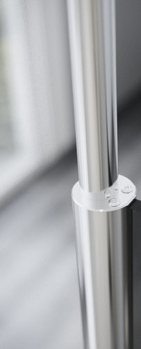 Merevítő, Wasserburg teleszkópos plafon zuhanyfal merevítő, 250-300 cm állítható, króm 22.25265