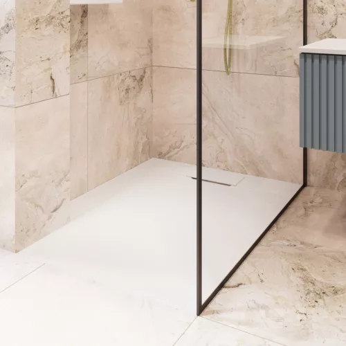 Zuhanytálca, Invena Alvero zuhanytálca, fehér 90x100 AK-7B-910-H