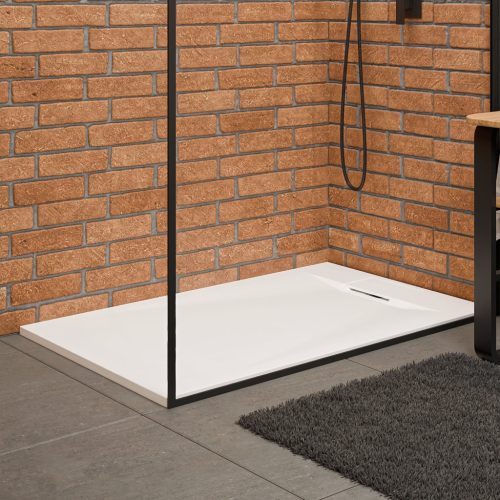 Zuhanytálca, Invena Alvero zuhanytálca, fehér 90x110 AK-7B-911-H