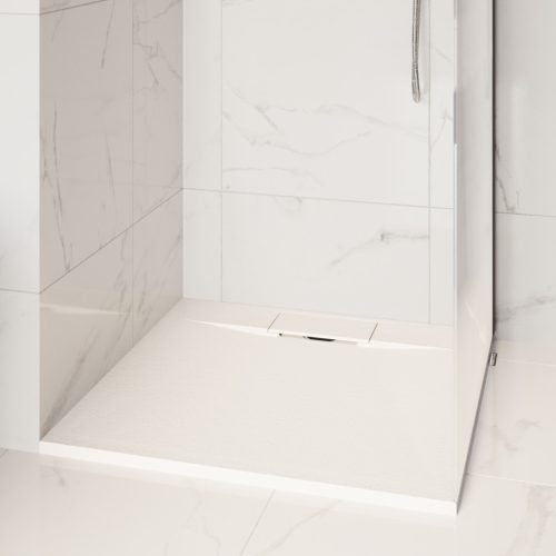 Zuhanytálca, Invena Alvero zuhanytálca, fehér 90x110 AK-7B-911-H