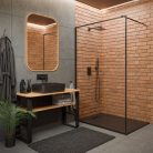 Zuhanytálca, Invena Alvero zuhanytálca, fehér 90x110 AK-7C-911-H