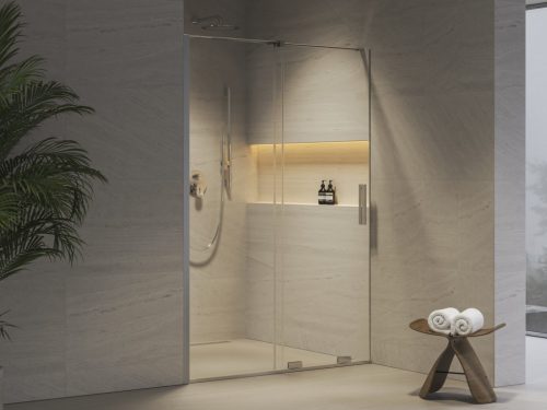 Zuhanyajtó, Ravak Roll RODP2 zuhanyajtó, 100 cm, króm X08VA0C00Z1