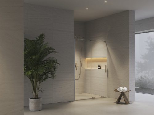 Zuhanyajtó, Ravak Roll RODP2 zuhanyajtó, 100 cm, króm X08VA0C00Z1