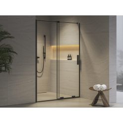   Zuhanyajtó, Ravak Roll RODP2 zuhanyajtó, 100 cm, fekete X08VA0300Z1