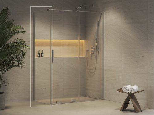 Fix fal, Ravak Roll ROPS fix fal, 100 cm, króm X90VA0C00Z1