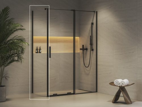 Fix fal, Ravak Roll ROPS fix fal, 100 cm, fekete X90VA0300Z1