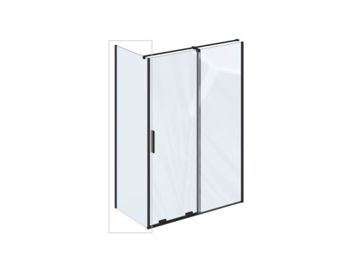 Fix fal, Ravak Roll ROPS fix fal, 100 cm, fekete X90VA0300Z1