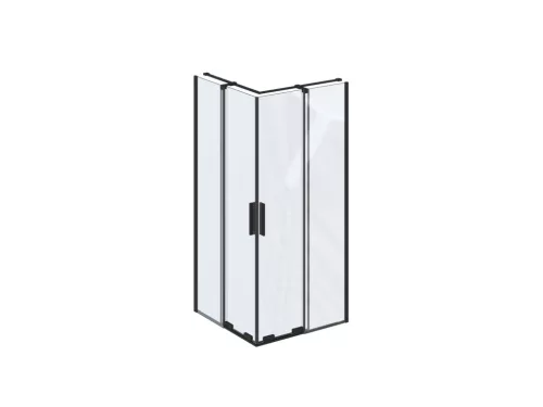 Zuhanykabin, Ravak Roll RORV2 zuhanykabin 80x80 cm, fekete X14V40300Z1