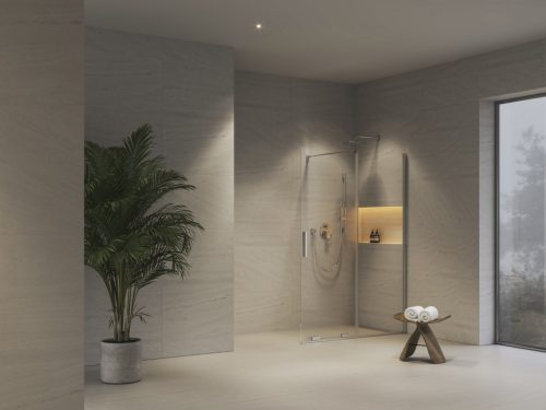 Walk-in, Ravak Roll ROWI zuhanyfal 100 cm, króm X9WVA0C00Z1