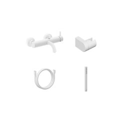   Kádtöltő csaptelep, Ravak Espirit kádtöltő szettel, ES 022.10WV+S, matt fehér X07S124