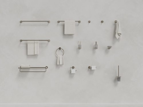 Fogas, Ravak Kona dupla akasztó KN 100.30SSB szálcsiszolt rozsdamentes acél X07P1273