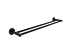 Törölközőtartó, Ravak Kona dupla, 60 cm, KN 320.20BLM matt fekete X07P1304