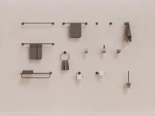 Pohártartó, Ravak Kona pohártartó KN 210.20GB szálcsiszolt grafit X07P1335