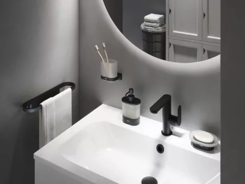 Pohártartó, Ravak Chrome II pohártartó CR II 210.20BLM matt fekete X07P1377