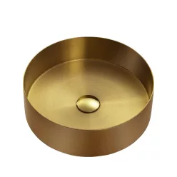   Mosdó, Wellis Marigold pultra építhető mosdó, gold 40x12,5 cm WB00558