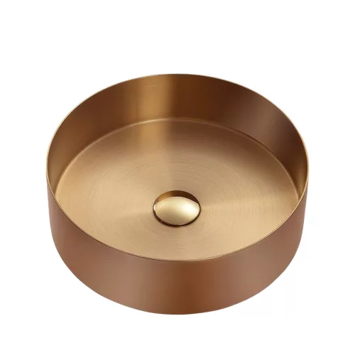 Mosdó, Wellis Marigold pultra építhető mosdó, rose gold 40x12,5 cm WB00559