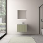 Alsó szekrény, Wellis Varna 60 mosdószekrény, halvány bambuszzöld WB00560