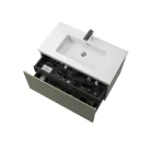 Alsó szekrény, Wellis Varna 90 mosdószekrény, halvány bambuszzöld WB00561