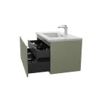 Alsó szekrény, Wellis Varna 90 mosdószekrény, halvány bambuszzöld WB00561