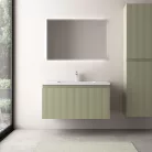 Alsó szekrény, Wellis Varna 90 mosdószekrény, halvány bambuszzöld WB00561