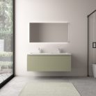 Alsó szekrény, Wellis Varna 120 mosdószekrény, halvány bambuszzöld WB00562