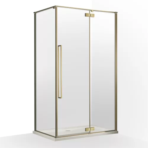 Zuhanykabin, Wellis Mika zuhanykabin, szálcsiszolt arany 120x90 WC00571