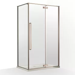   Zuhanykabin, Wellis Mika zuhanykabin, szálcsiszolt rozéarany 120x90 WC00572