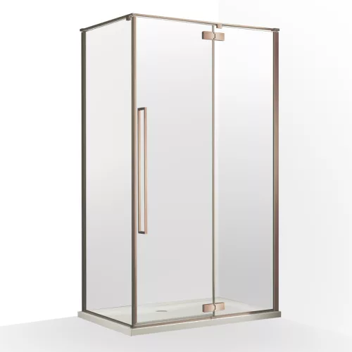 Zuhanykabin, Wellis Mika zuhanykabin, szálcsiszolt rozéarany 120x90 WC00572