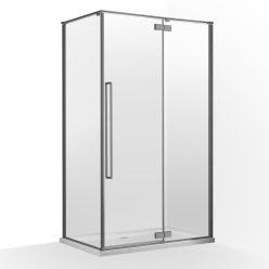   Zuhanykabin, Wellis Mika zuhanykabin, szálcsiszolt grafitszürke 120x90 WC00570