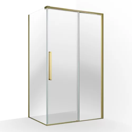 Zuhanykabin, Wellis Clara zuhanykabin, szálcsiszolt arany 120x90 WC00574