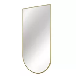   Tükör, Deante Silia tükör függő keretben, szálcsiszolt arany 50x100 cm ADI_R851