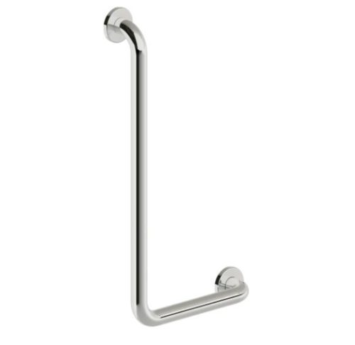 Kapaszkodó, Deante Lehnen szögletes fali kapaszkodó, balos, polírozott acél NIL_0L1D