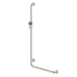   Kapaszkodó, Deante Lehnen szögletes fali kapaszkodó, balos, polírozott acél NIL_0L2D