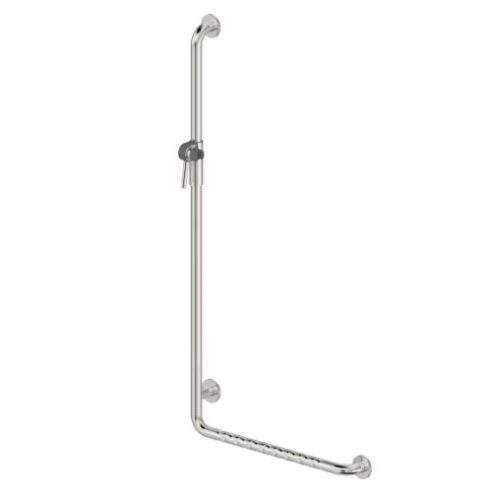 Kapaszkodó, Deante Lehnen szögletes fali kapaszkodó, balos, polírozott acél NIL_0L2D