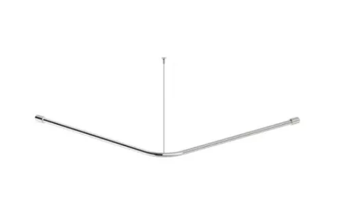Zuhanyfüggöny tartó rúd, Deante Lehnen zuhanyfüggöny tartó rúd, 90 cm, polírozott acél NIL_0DZ1