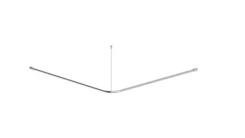 Zuhanyfüggöny tartó rúd, Deante Lehnen zuhanyfüggöny tartó rúd, 120 cm, polírozott acél NIL_0DZ2