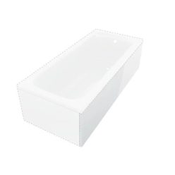 Előlap, Deante Prizma kád előlap, 160 cm KTJD016O