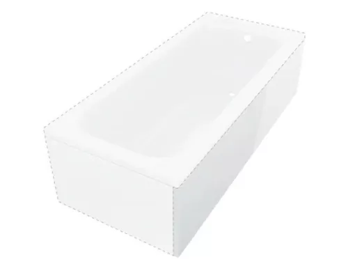 Előlap, Deante Prizma kád előlap, 170 cm KTJD017O