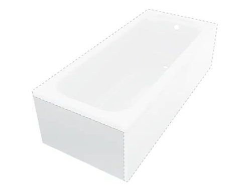 Oldallap, Deante Prizma kád oldallap 140-170 cm kádhoz KTJK01XO