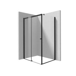   Zuhanykabin, Deante Kerria Plus zuhanykabin, 120x90 cm, fekete KKNNP12S09