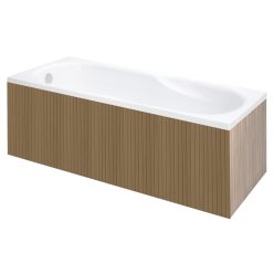   Előlap, M-Acryl Everwood előlap egyenes kádakhoz Homok tölgy