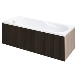   Előlap, M-Acryl Everwood előlap egyenes kádakhoz Sötét tölgy