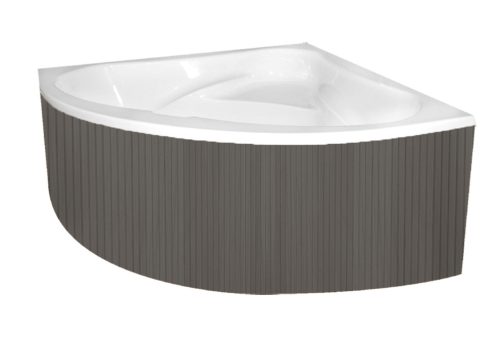 Előlap, M-Acryl Everwood előlap sarok és aszimmetrikus kádakhoz Hamvas kőris