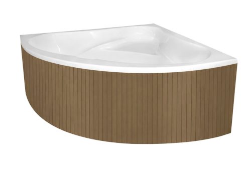 Előlap, M-Acryl Everwood előlap sarok és aszimmetrikus kádakhoz Homok tölgy