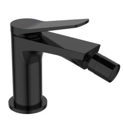   Bidé csaptelep, Invena Alonia bidé csaptelep, fényes fekete BB-70-004-V